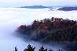 雲海に包まれた備中松山城