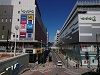 新潟の中心市街地 万代の街並み